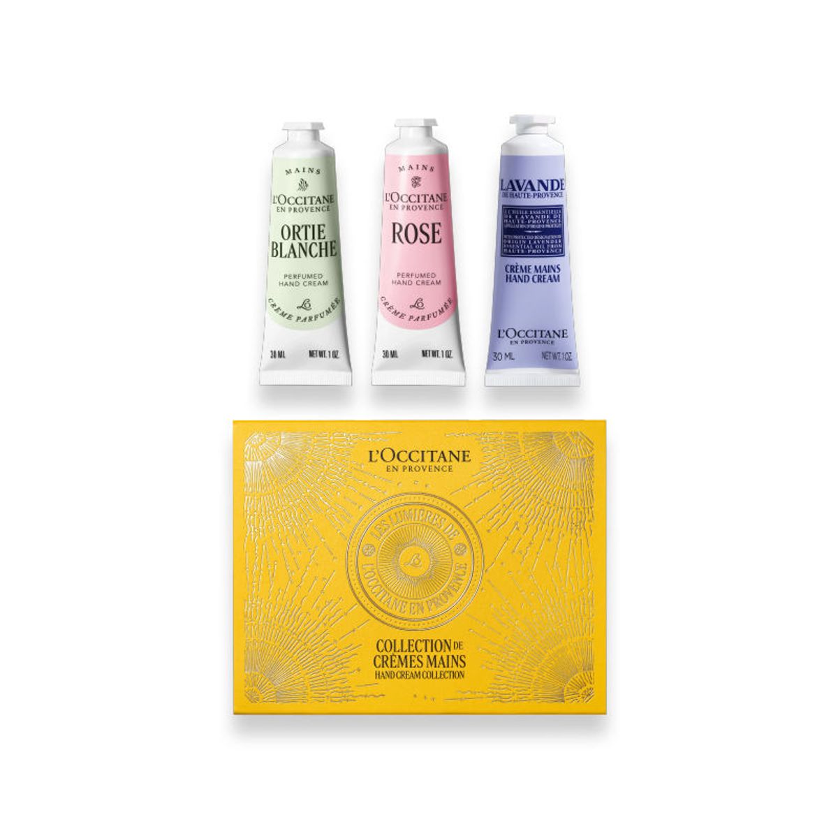 LOCCITANE - Kit Trio Cremas para Manos Hidratantes