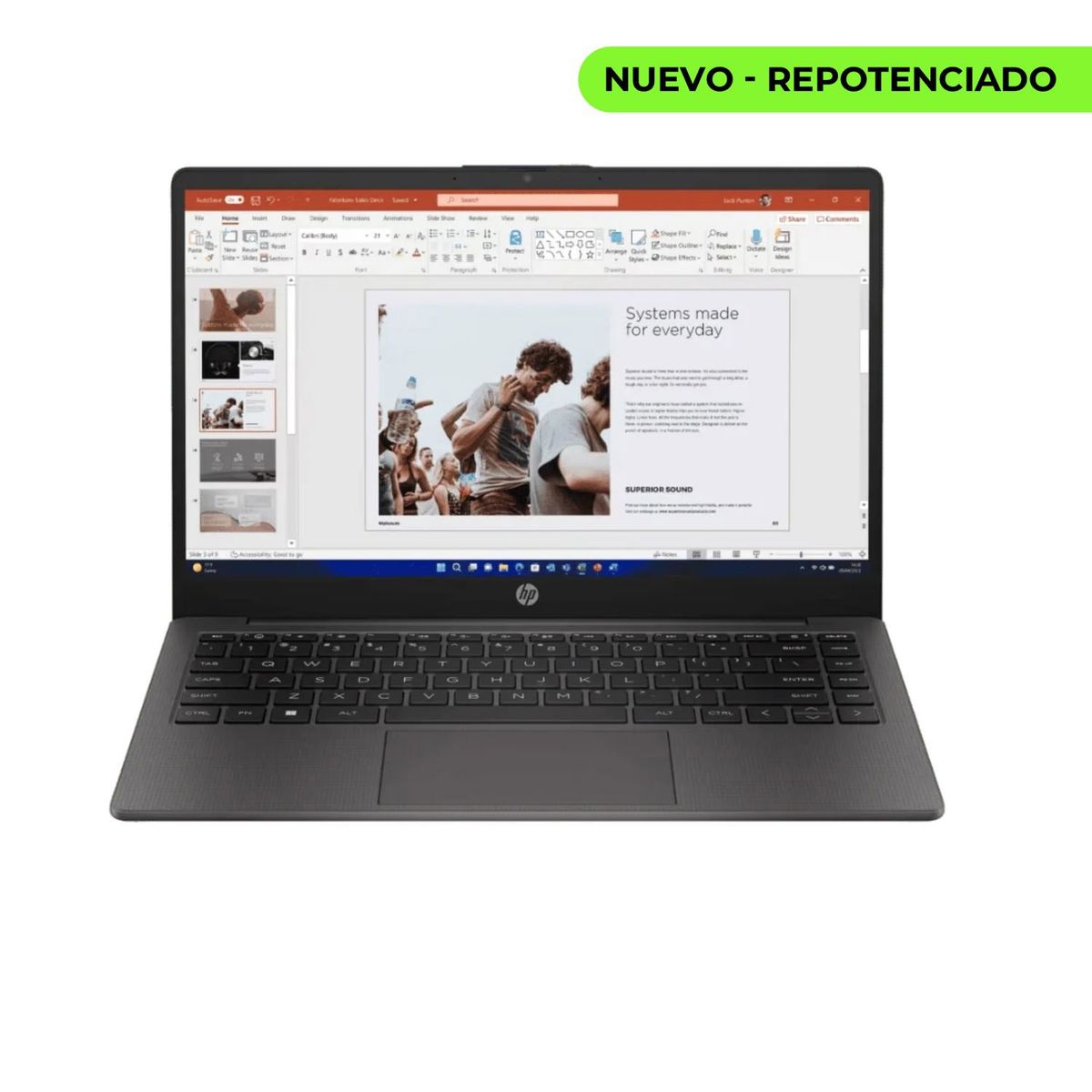 HP - Portátil HP 245 G10 14" Ryzen R3-7330U 16Gb 512SSD