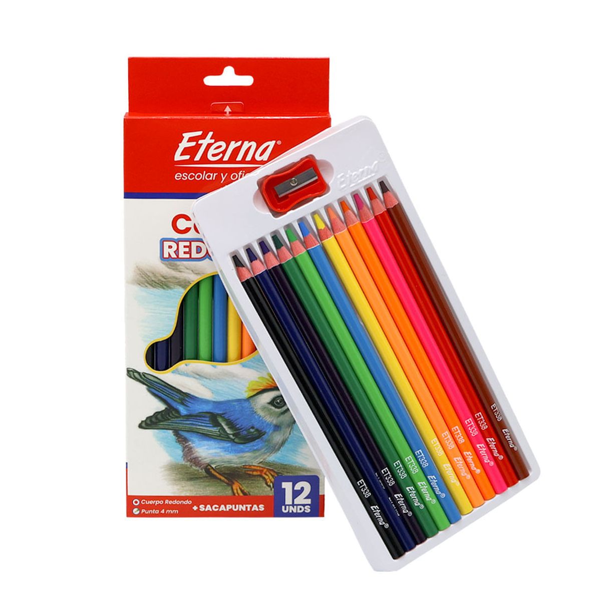 ETERNA - Lápices de Colores Redondos Eterna