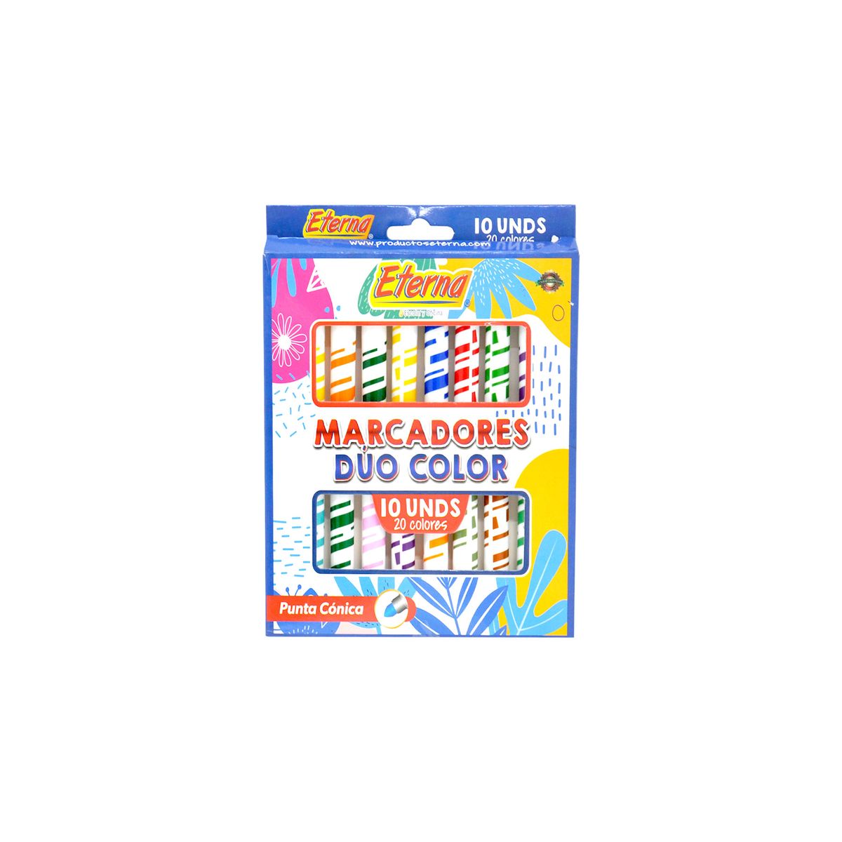 ETERNA - Marcadores Dúo Color x 10 Eterna