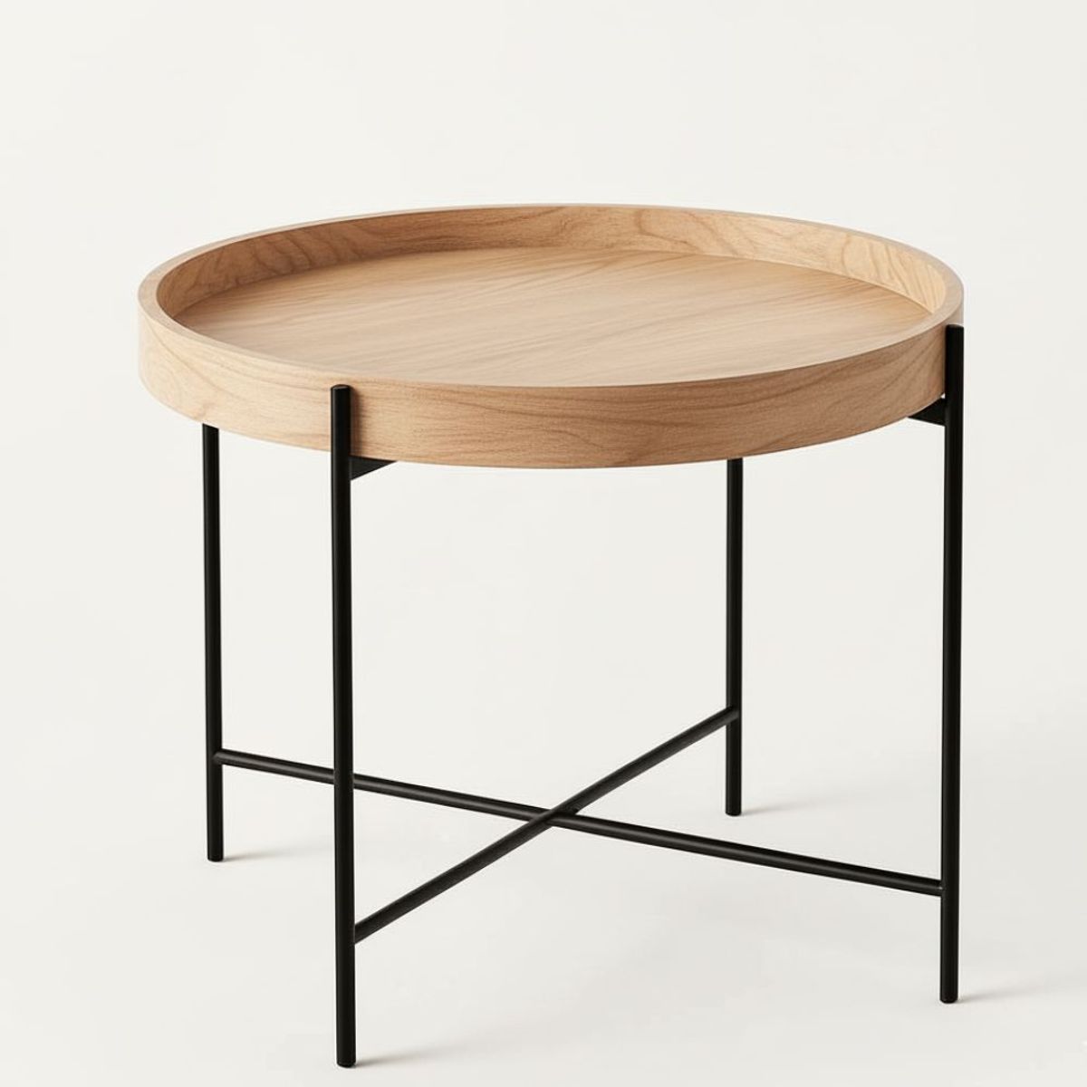 22 GRADOS DECORACION - Mesa de centro Abril Diámetro 60cm Formica y metal