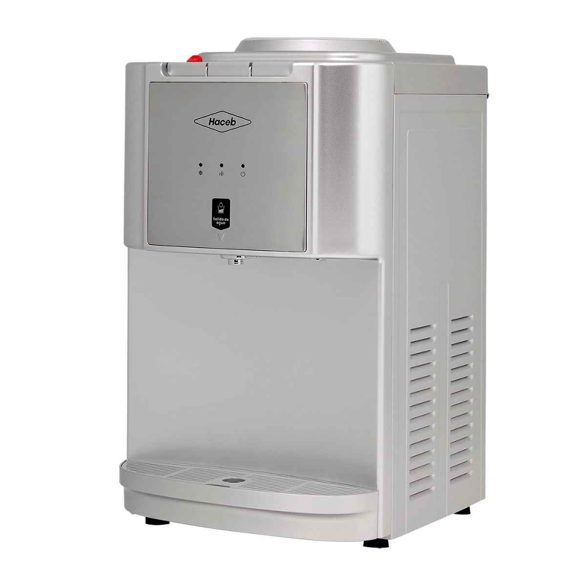 HACEB - Dispensador de agua de mesa plateado