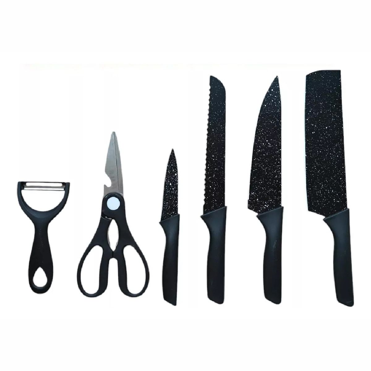 GENERICO - Set De Cuchillos 6 Piezas Cuchillos Cocina Cuchillería