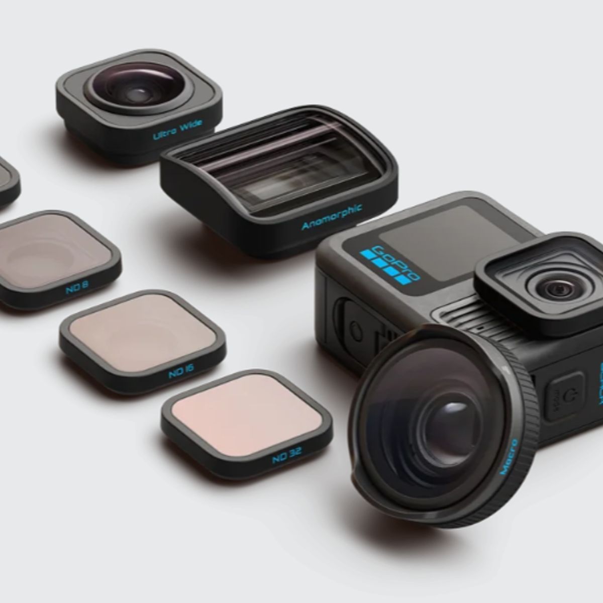 GOPRO - Camara GoPro HERO 13 Black Combo Kit Lentes