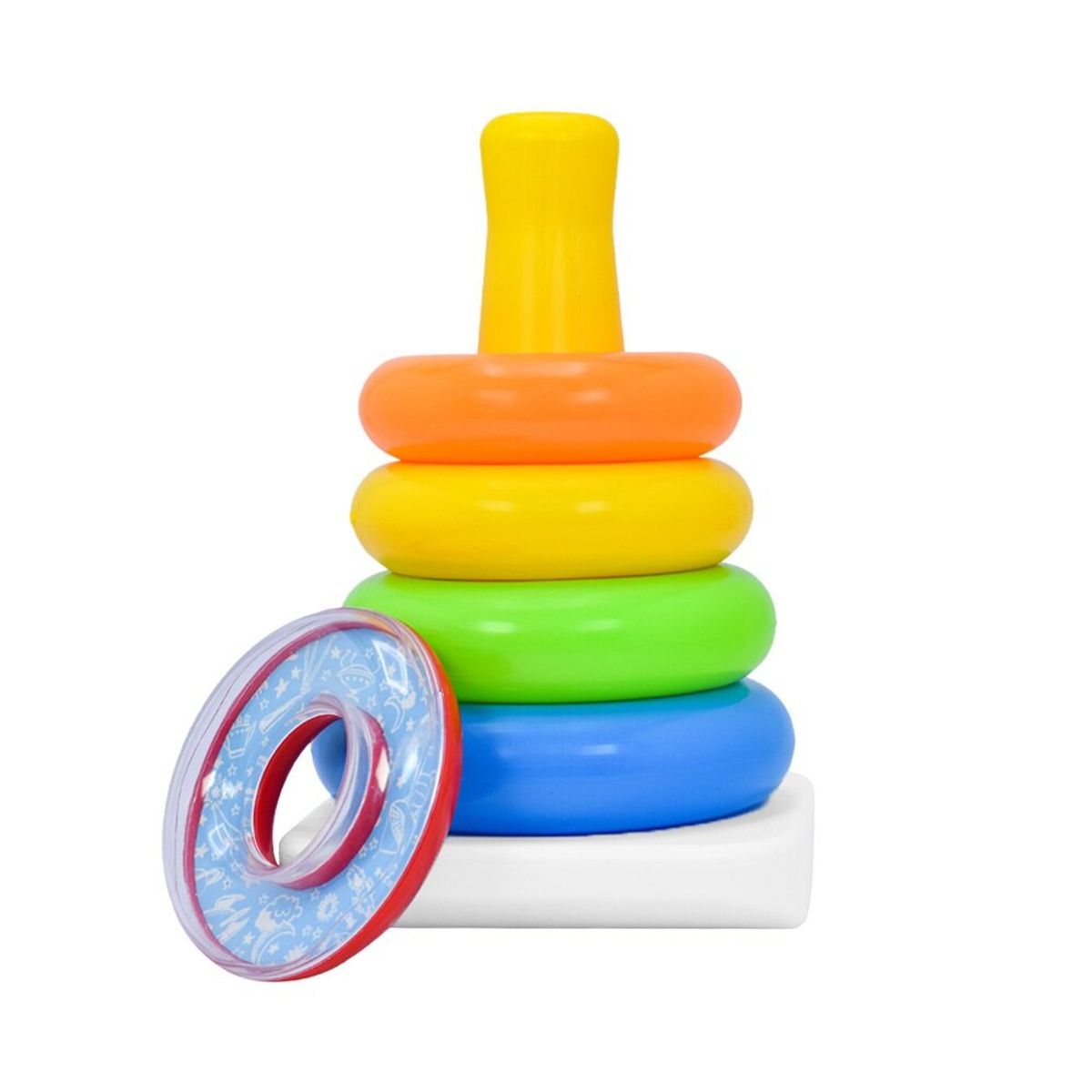 MONKEY BRANDS - Torre de Anillos de Colores Baby Mine