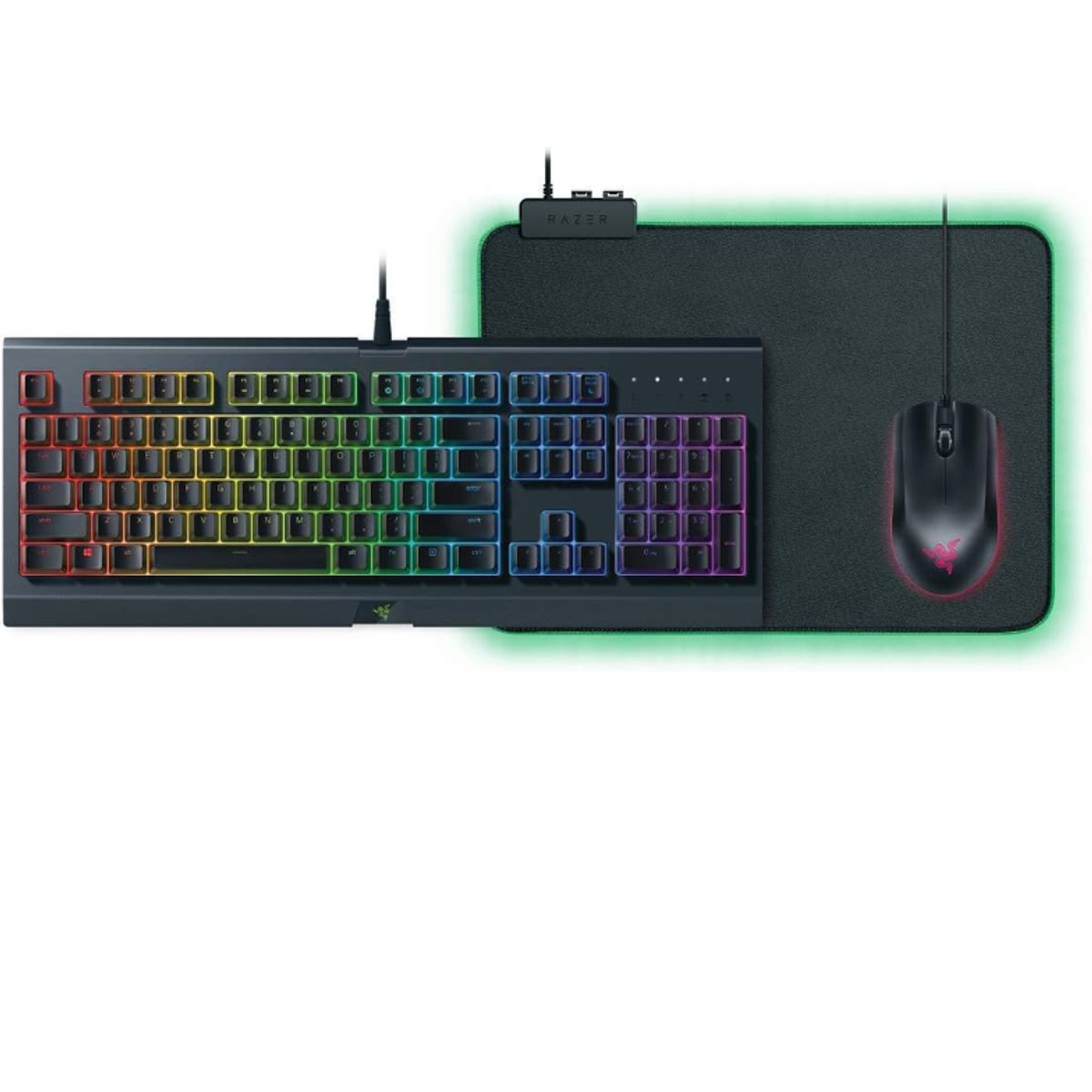 RAZER - eclado Cynosa + Ratón Abyssus + Almohadilla Razer