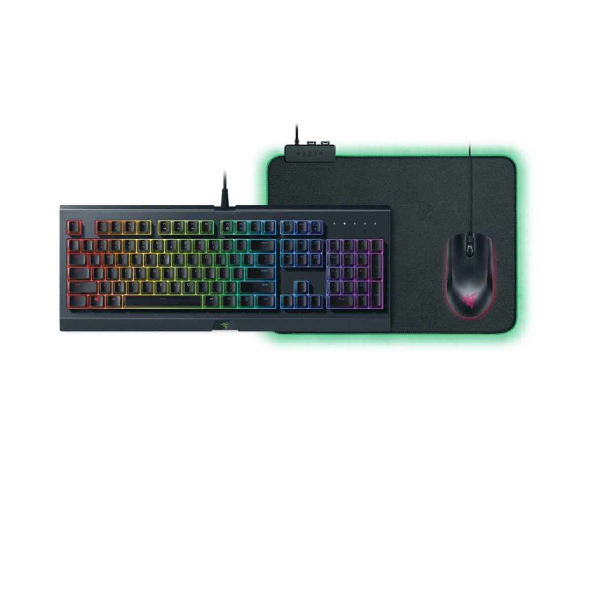 RAZER - eclado Cynosa + Ratón Abyssus + Almohadilla Razer