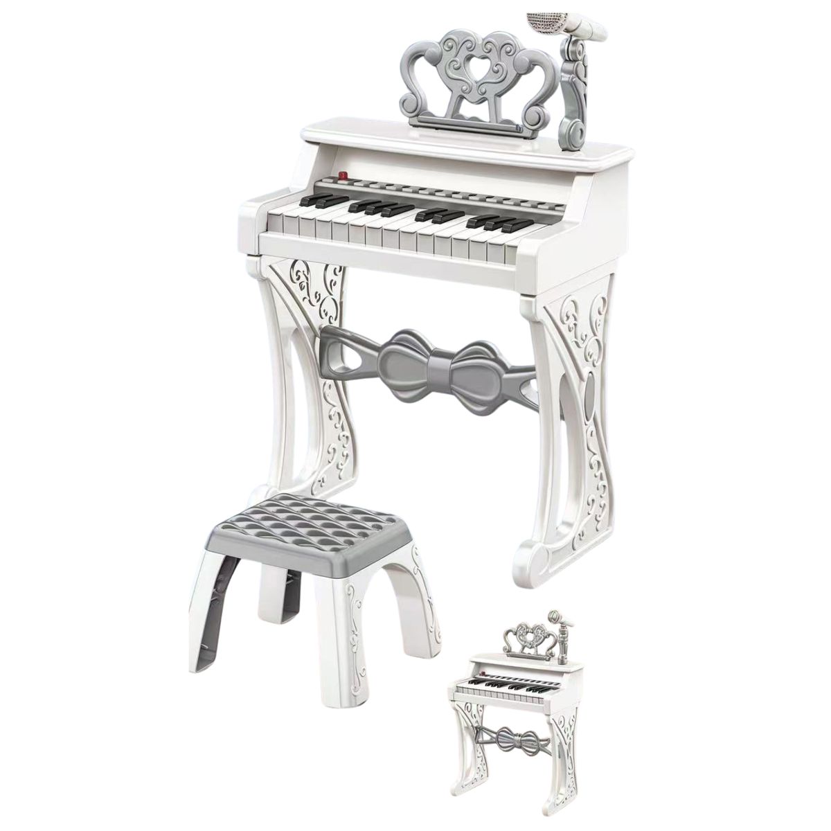 GENERICO - Juguete Piano Infantil Con Silla Musical Interactiva FullGan