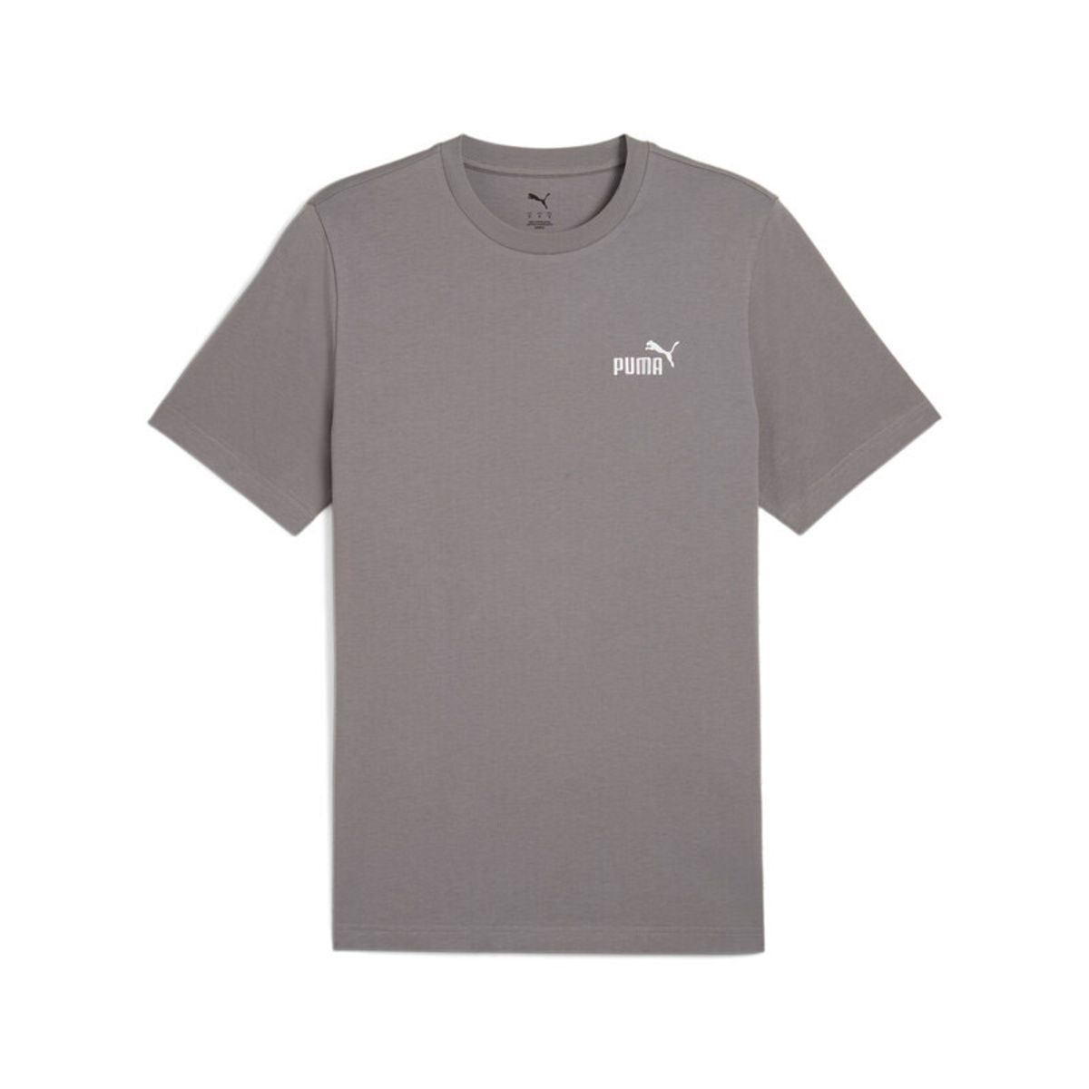 PUMA - Camisa Deportiva Puma Original Ess Small N1 Logo Gris Hombre