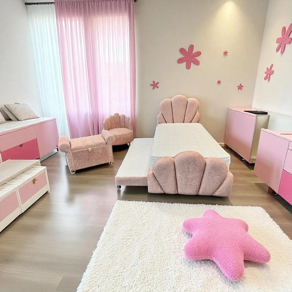 PLUMA HOME - COMBO LOTTO - CAMA NIDO + COLCHON + PUFF + POLTRONA - SENCILLA