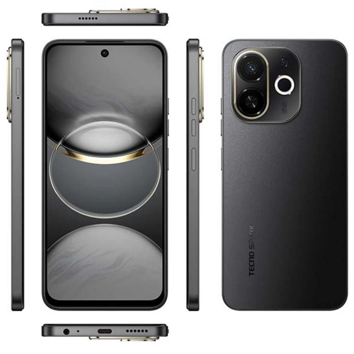 TECNO MOBILE - Celular Tecno Spark 30C 5G 256Gb 4Ram Negro