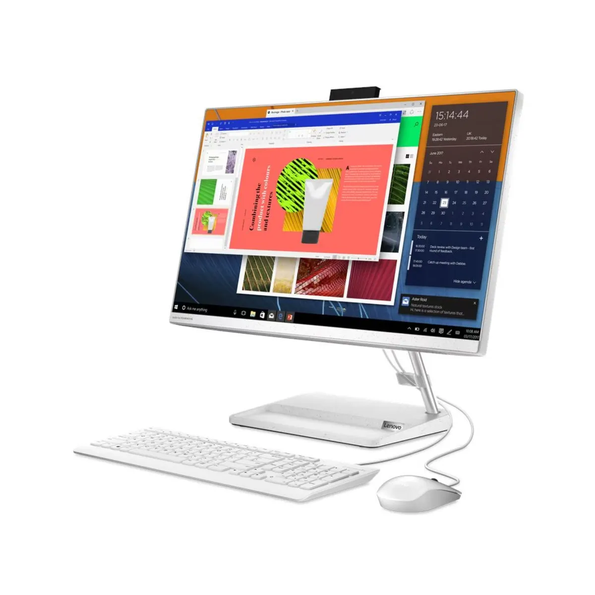 LENOVO - Todo En Uno Aio 3 Amd Ryzen 5 7430U Ddr4 8GB Ssd 256GB 24" FHD