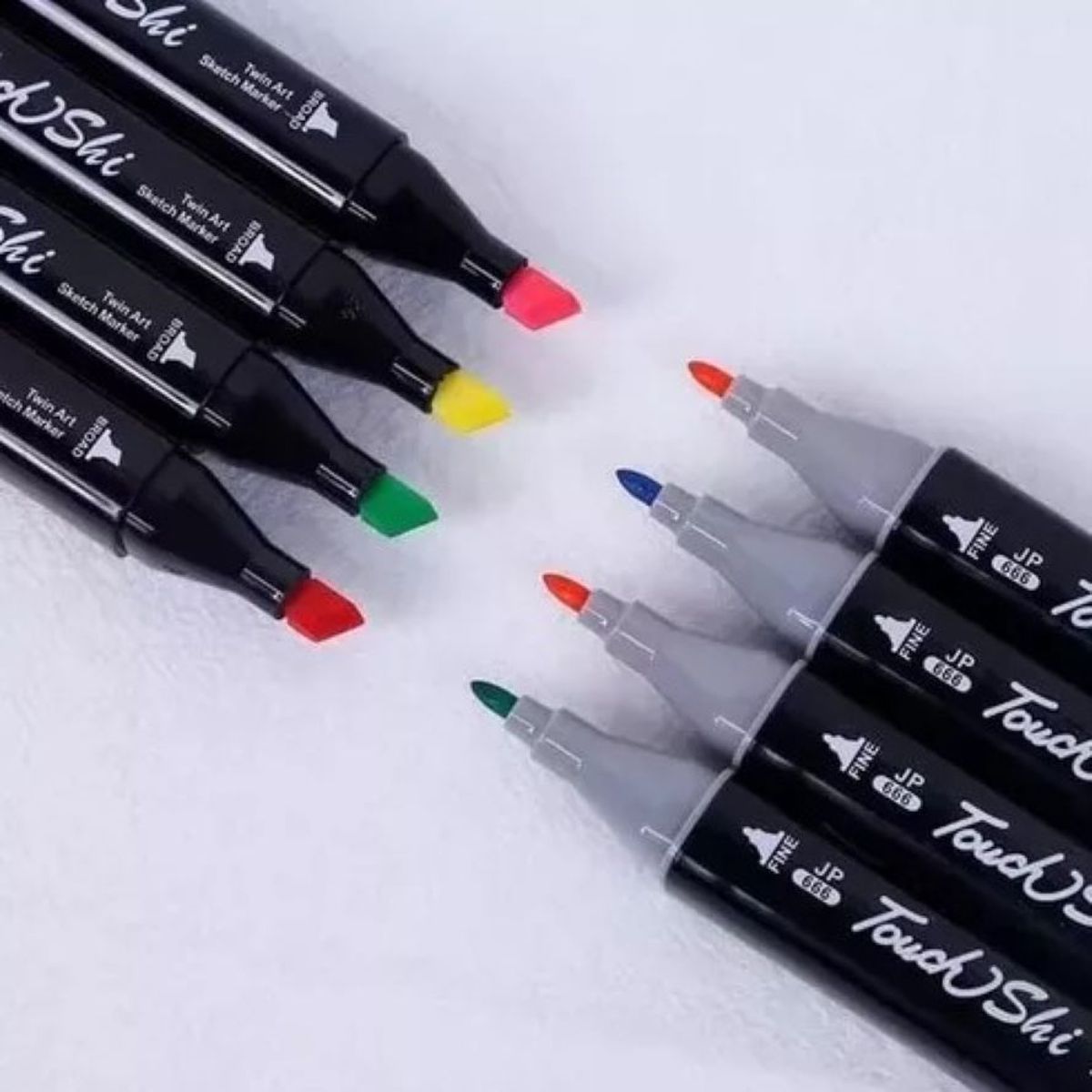ZHOPI CO - Marcadores Doble Punta X 120 Plumones Punta Pincel.