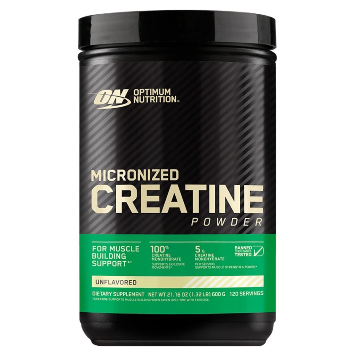 OPTIMUM NUTRITION - Creatina Monohidrato Micronizada 600gr ON