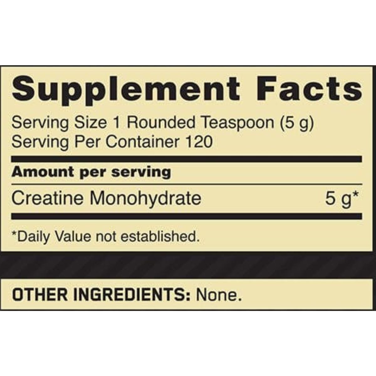 OPTIMUM NUTRITION - Creatina Monohidrato Micronizada 600gr ON