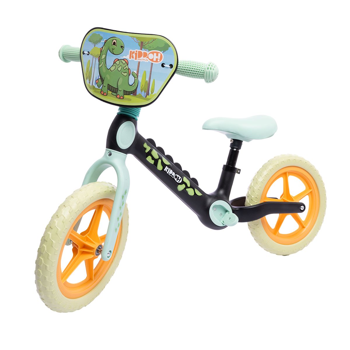 ZOOM SPORT - Bicicleta Sin Pedales Dino Verde - Balance Bike