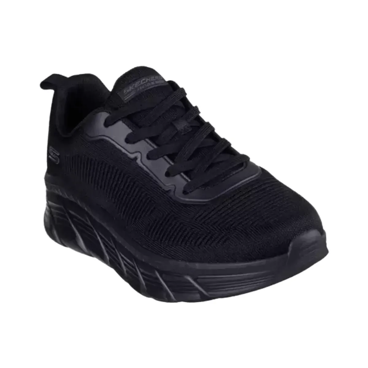 SKECHERS - Tenis Skechers Hombre Bobs B Flex Hi Memory Foam Negro