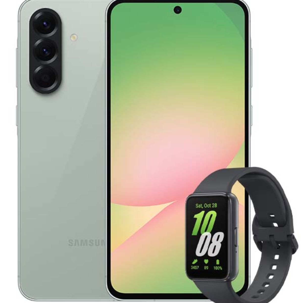 SAMSUNG - Celular Samsung Galaxy A56 5G 256Gb 8Ram Verde + Galaxy Fit 3