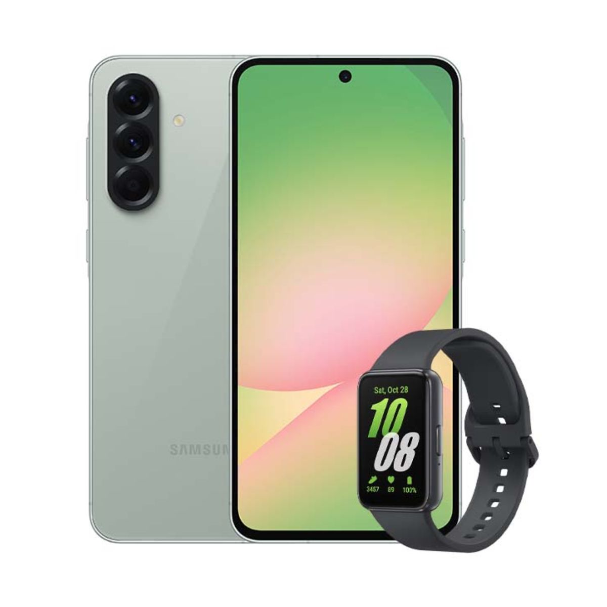 SAMSUNG - Celular Samsung Galaxy A56 5G 256Gb 8Ram Verde + Galaxy Fit 3