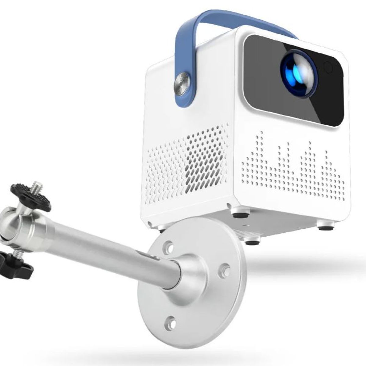 INNOVA - Proyector Mini Android 4k Wifi Bluetooth Portátil Con Base De Pared T2