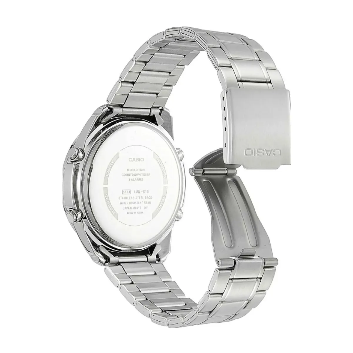 CASIO - Reloj Casio Para Hombre Moderno Deportivo AMW-870D-1A Negro Doble Hora