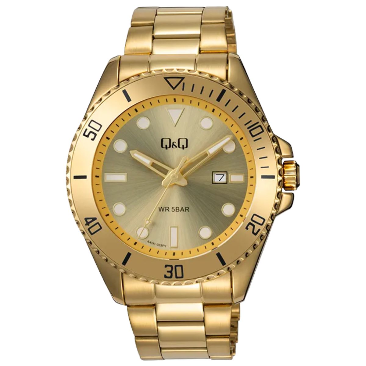 Q&Q - Reloj Q&Q Modelo A41A-003PY Diseño Elegante