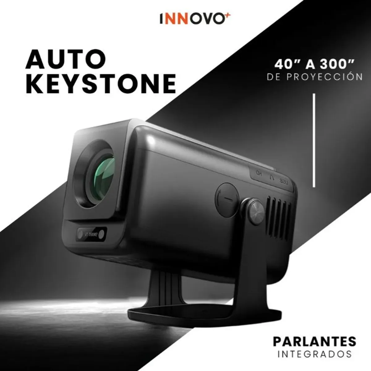 INNOVA - Proyector 4k Hy500 Max Wifi Bluetooth 300 Pulgadas Cine Android 13