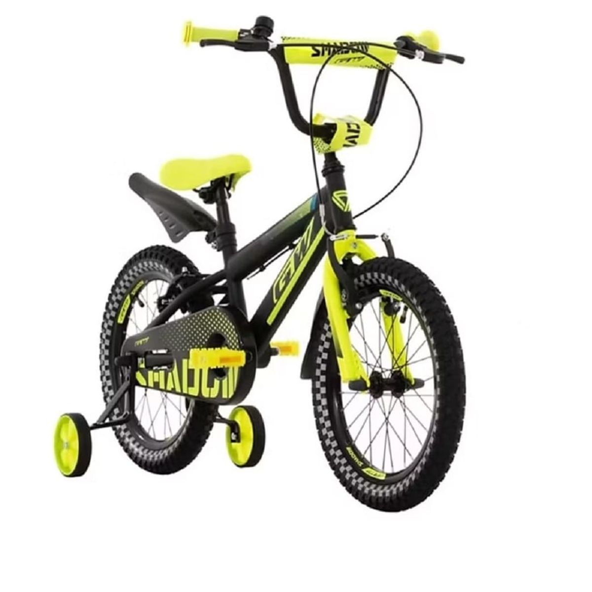 GW - Bicicleta Infantil GW Rin 16 Pulgadas Negro rojo
