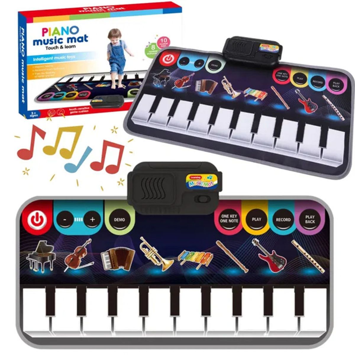 GENERICO - Tapete Didáctico Piano Táctil Musical Bebe Instrumentales Interectivo