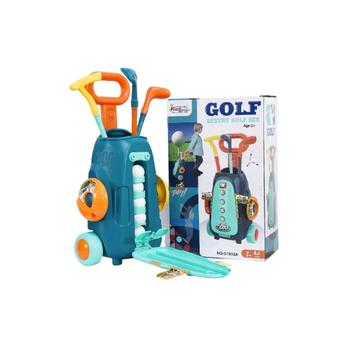 GENERICO - Juguete Golf Set Niños Maleta