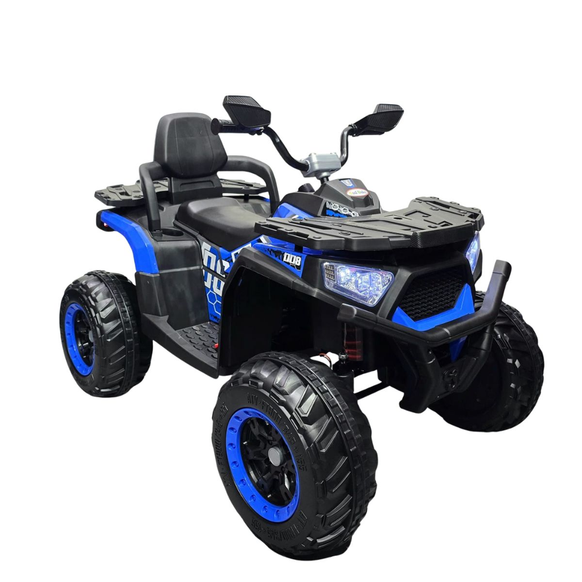 GENERICO - Cuatrimoto Eléctrica Infantil 12v 4 Motores Control Remoto Color Aul