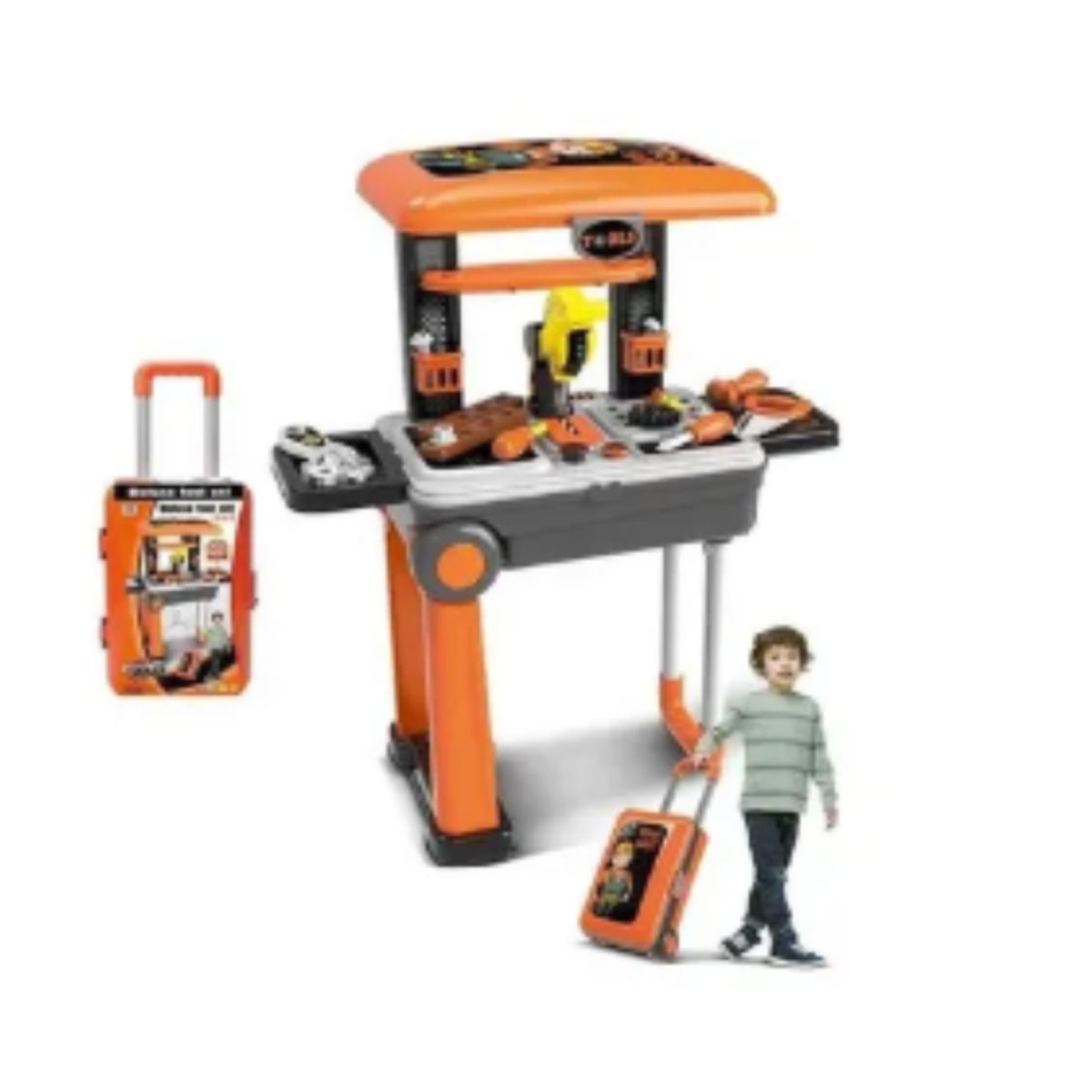 GENERICO - Kit De Herramientas De Juguete Para Niños Maleta Ruedas