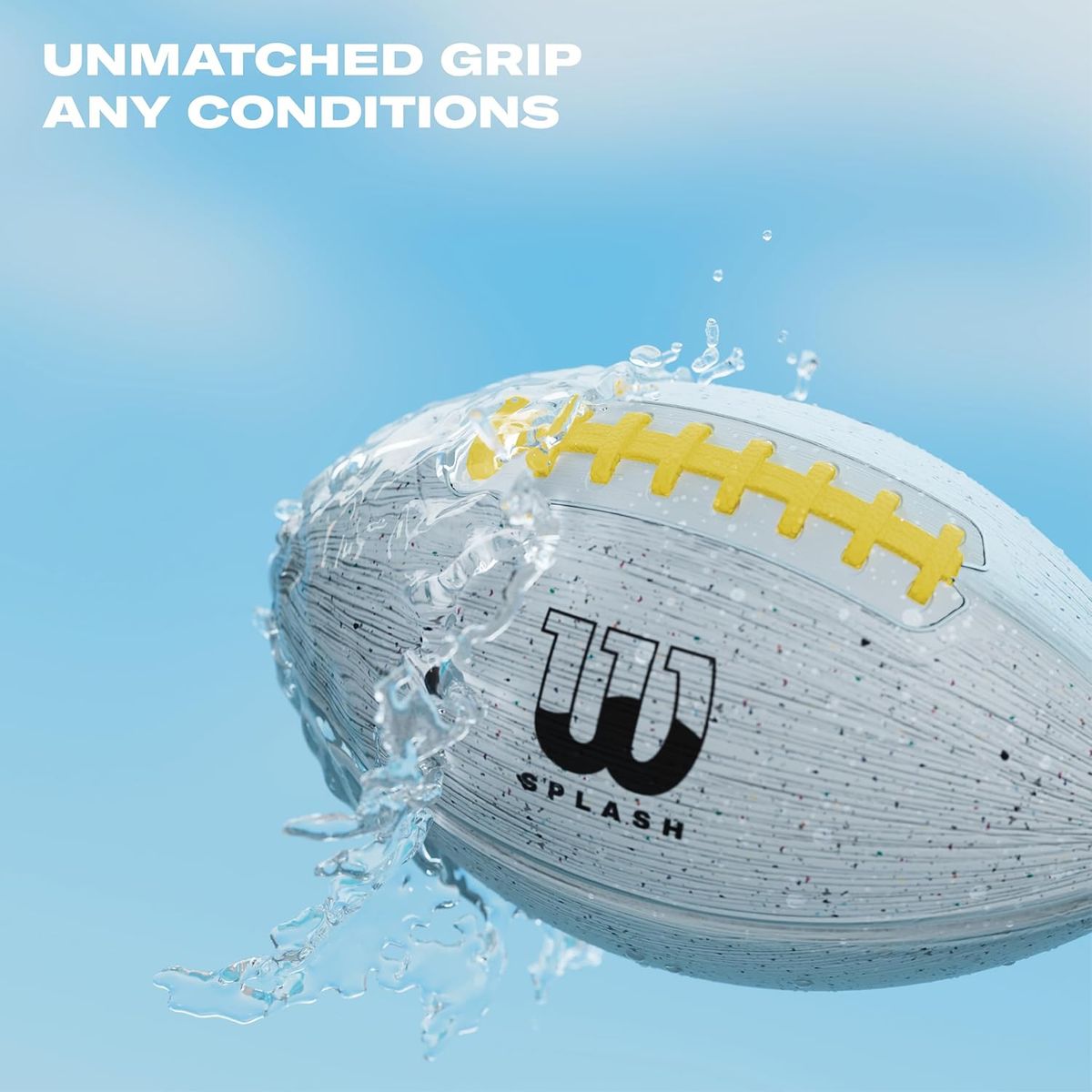 WILSON - Balón de fútbol NFL Splash Wilson juvenil tamaño 5