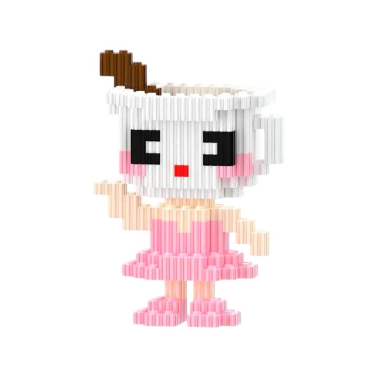 GENERICO - Juego Mini Bloques Figuras Armables Italian Brainrot - Ballerina