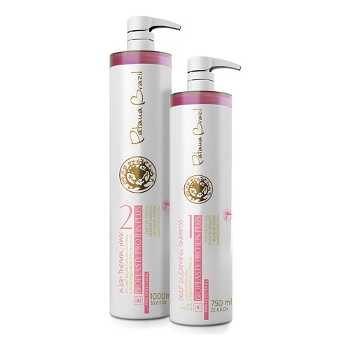 GENERICO - Pataua Bioplasty Protein Plus Kit De 2 Pasos 750 Ml Y 1l