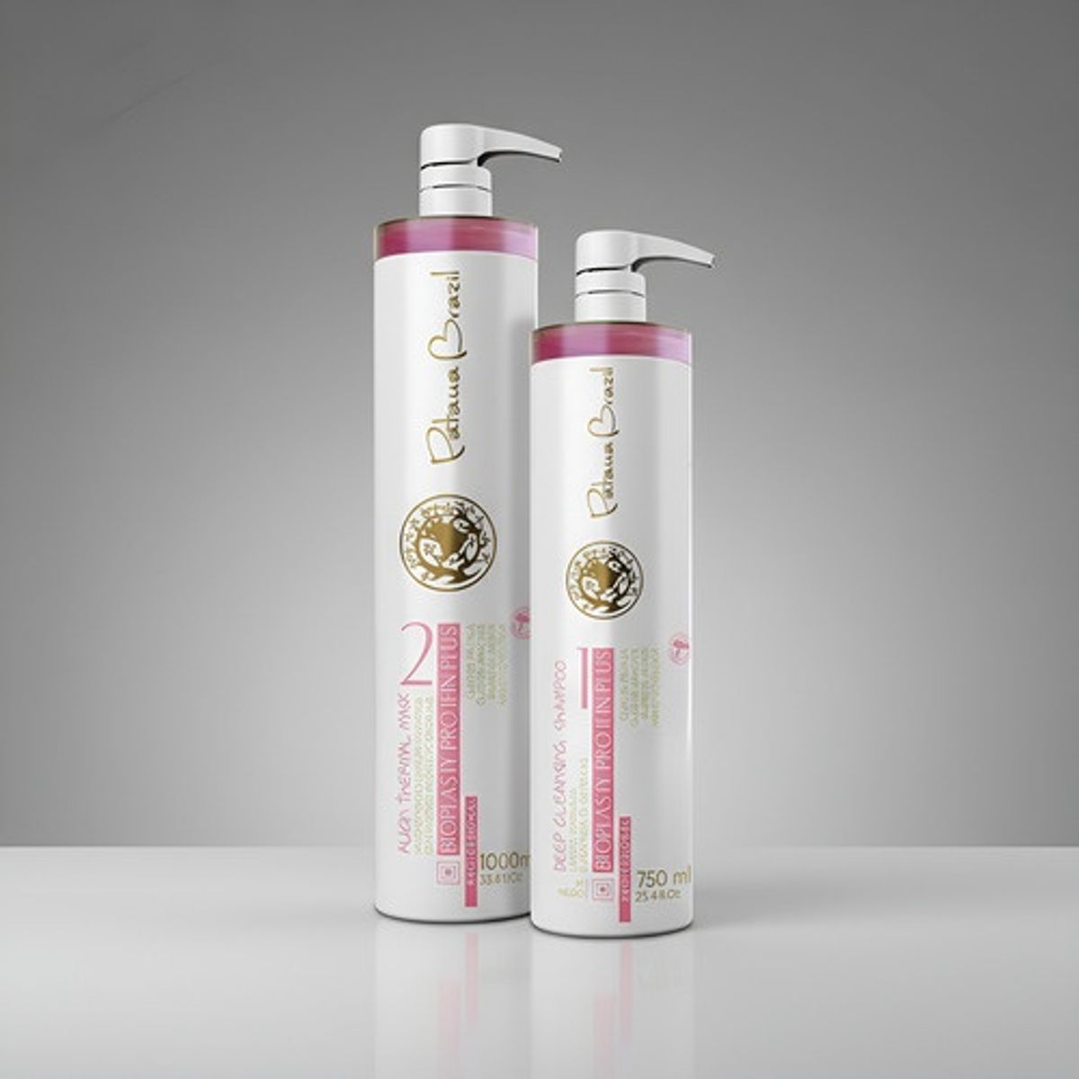 GENERICO - Pataua Bioplasty Protein Plus Kit De 2 Pasos 750 Ml Y 1l