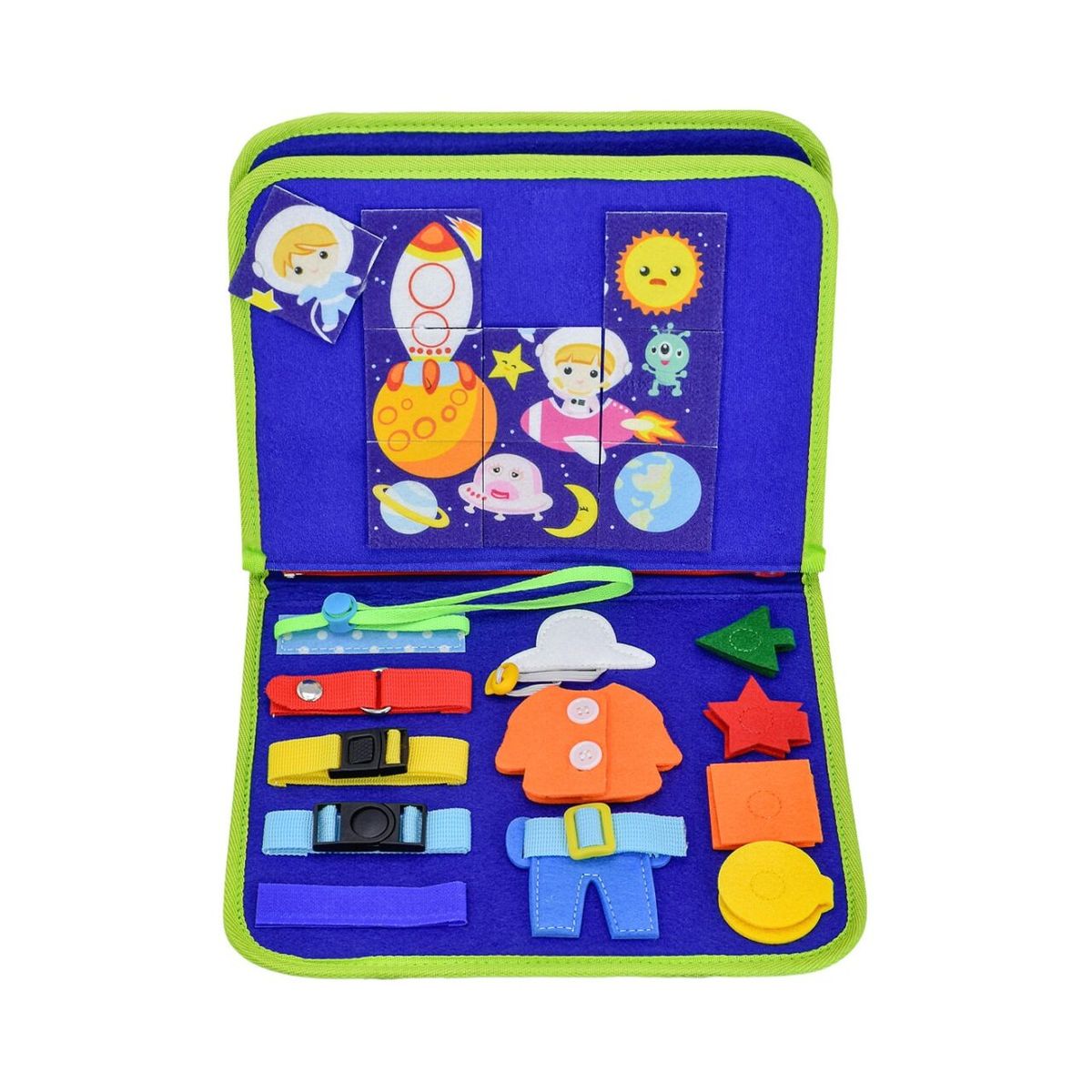 MONKEY BRANDS - Maletín Didáctico Portátil con Stickers Fun For Kids