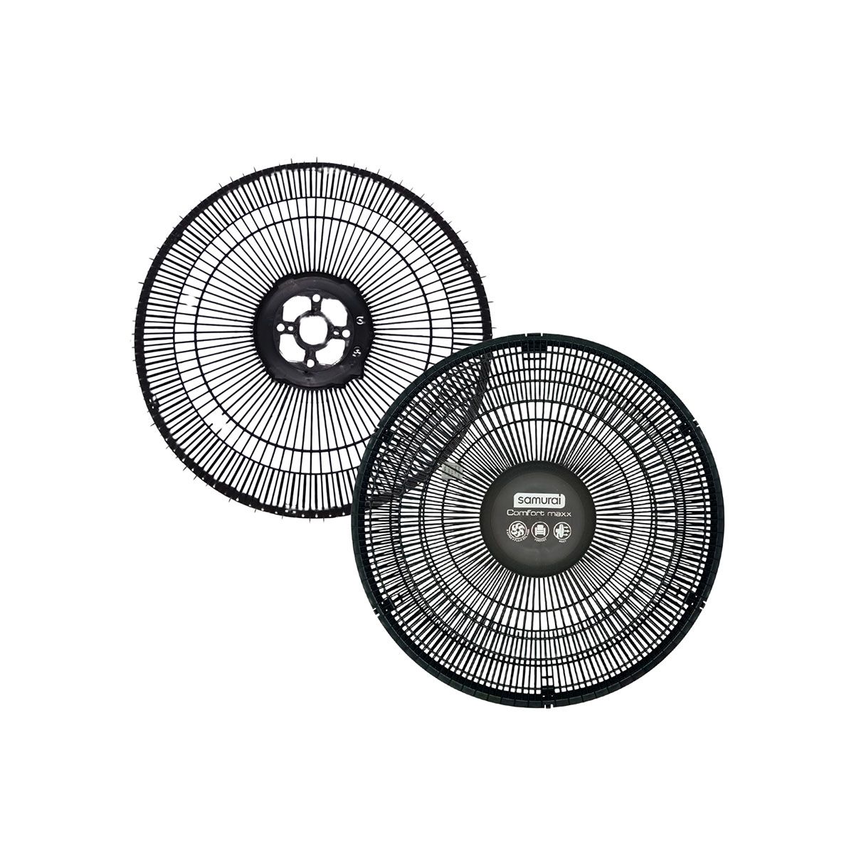 SAMURAI - Juego Mallas Negras Para Ventilador Samurai Comfort 