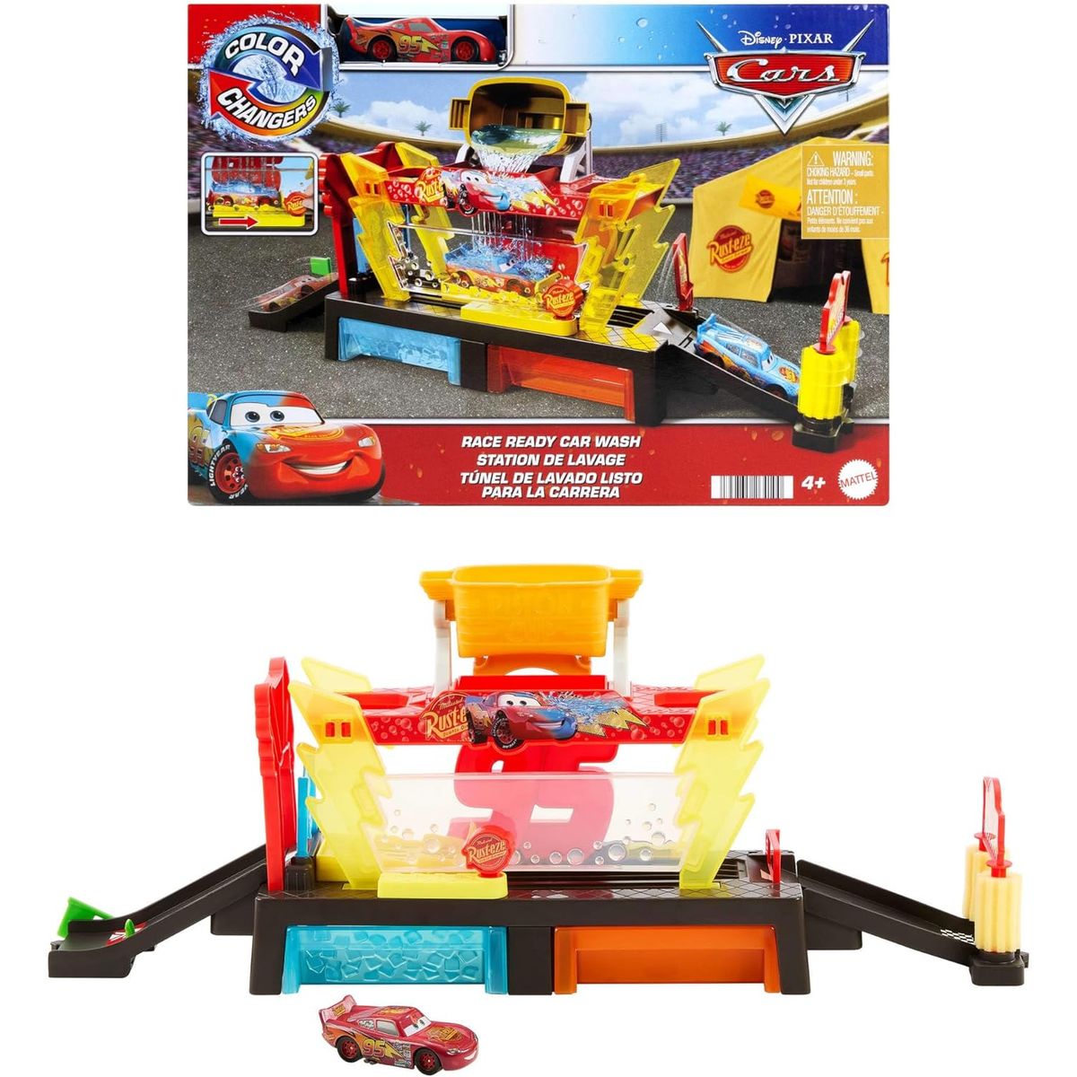 DISNEY - Pista Mattel Disney Pixar Cars Lavado De Autos McQueen