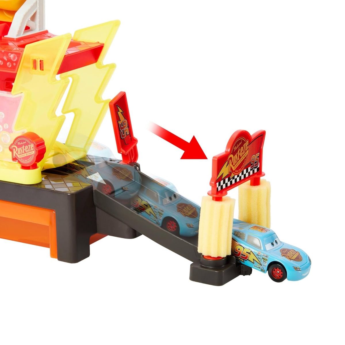 DISNEY - Pista Mattel Disney Pixar Cars Lavado De Autos McQueen