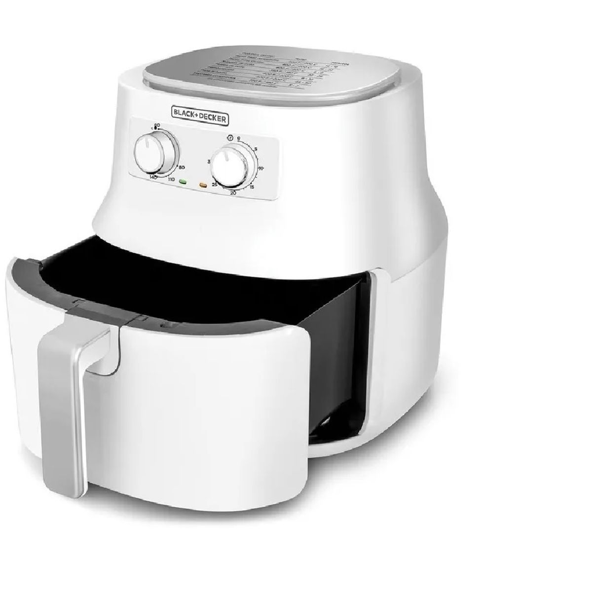 BLACK+DECKER - Freidora De Aire Black+decker De 4.5 Litros, Hf4004w Blanco