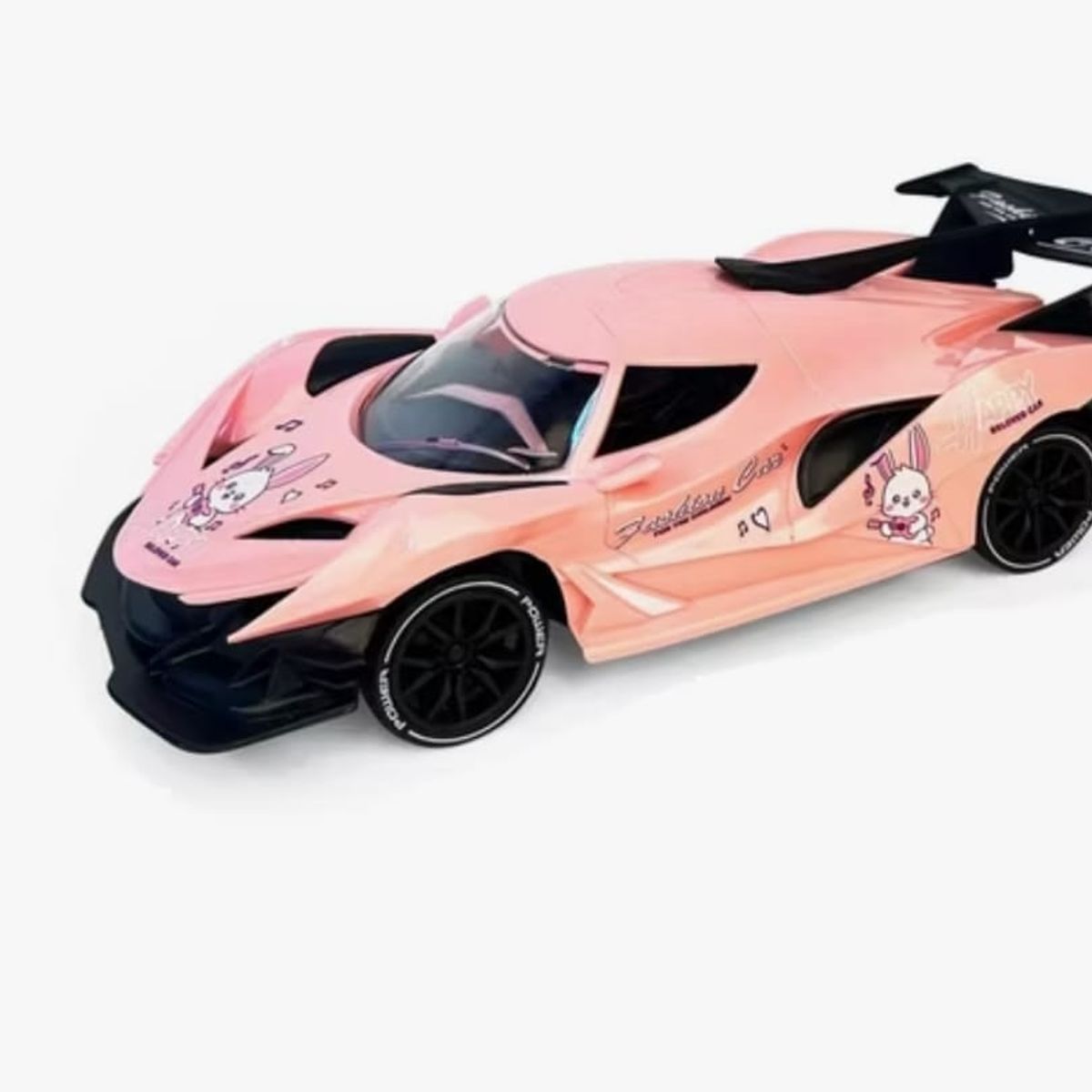 GENERICO - Carro A Control Remoto Rosado Juguete Infantil Niño Niña