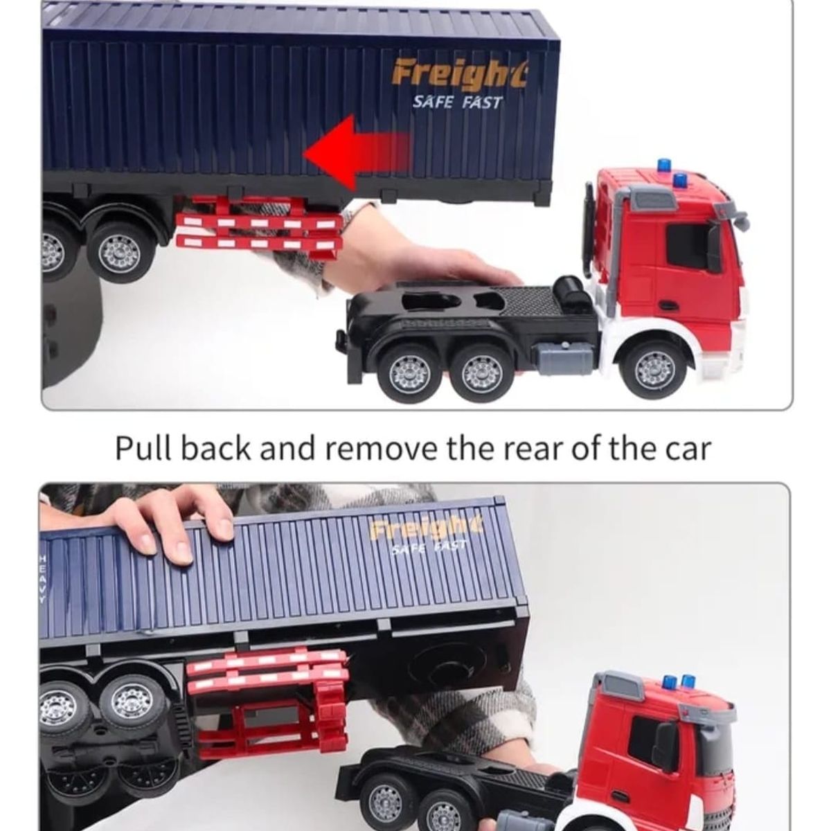 GENERICO - Tractomula a control remoto juguete camion a control remoto