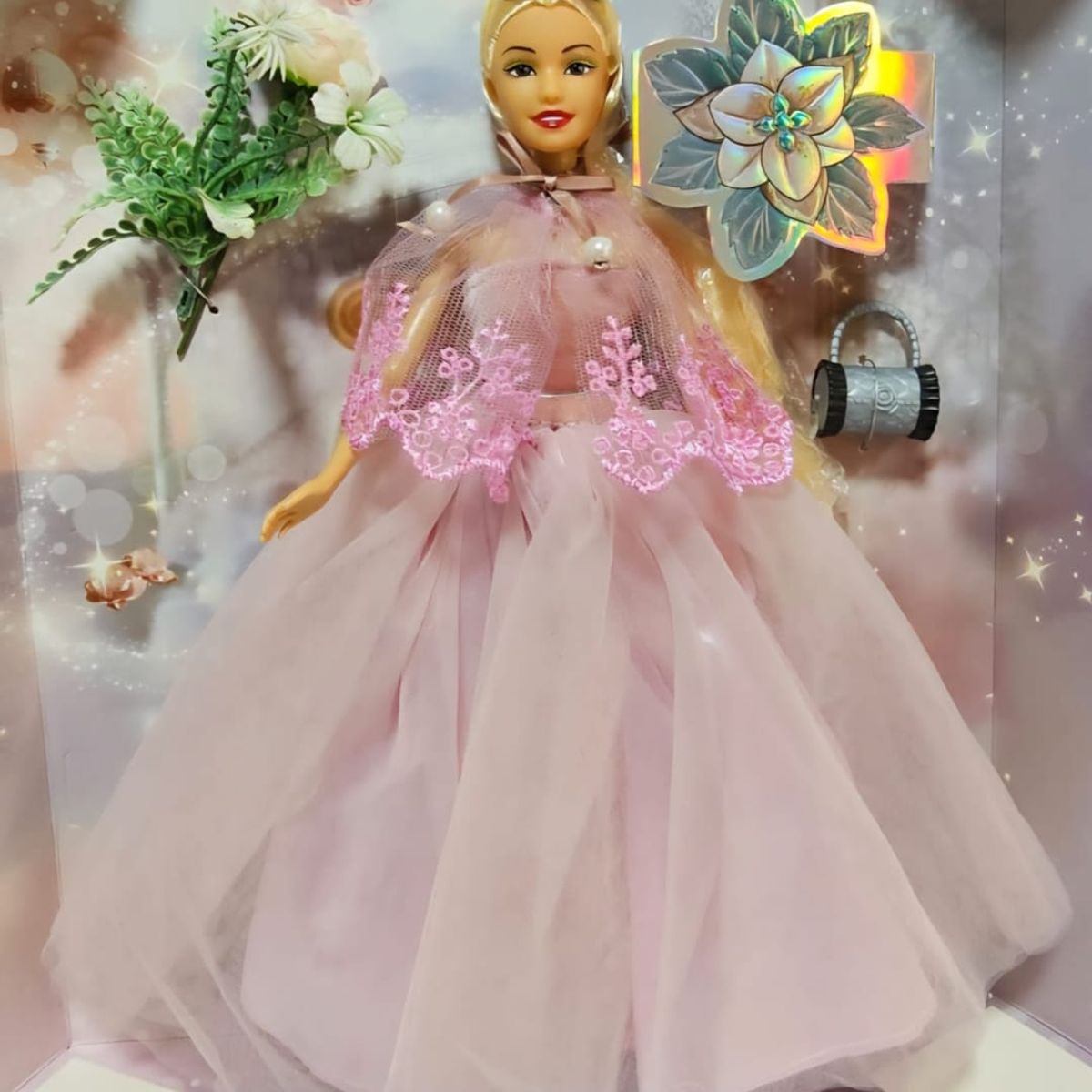 GENERICO - Muñeca princesa 33cmx 28cm Juguete vestido largo