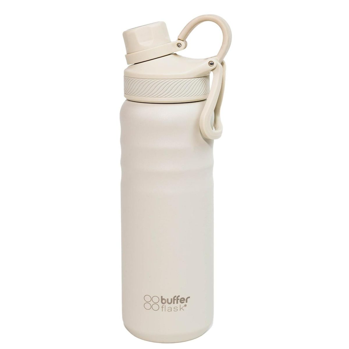 BUFFER FLASK - Termo Botella Termica Buffer 700ml Acero Inox Tapa Rosca - Beige