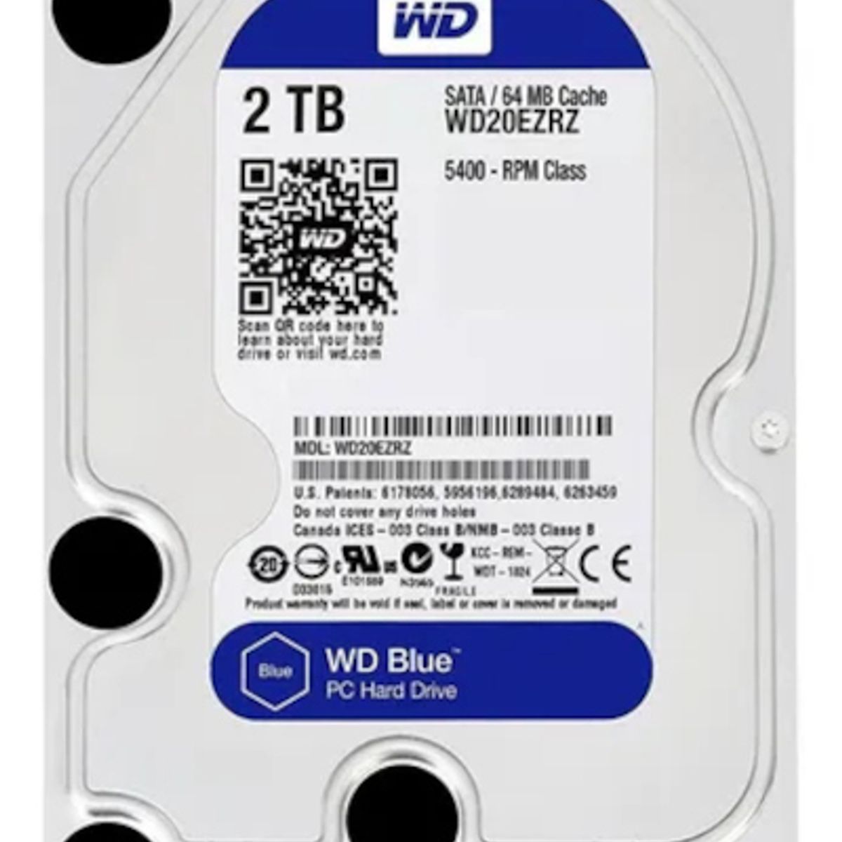 NEOTEK - DISCO DURO PARA  PC 2 TB WD BLUE NUEVO