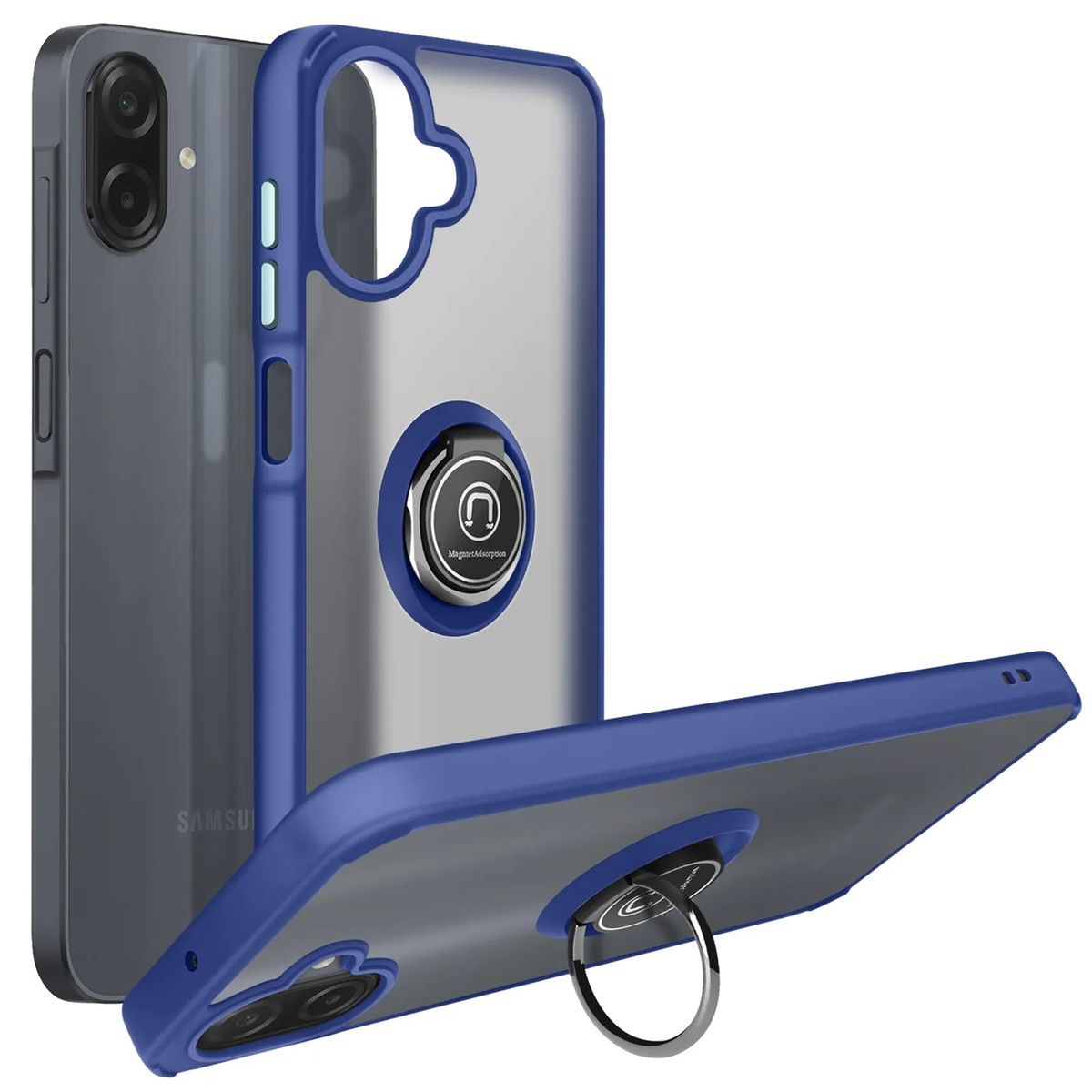 GENERICO - Funda Estuche Anti Golpes Mate Compatible Samsung A07 4G Azul