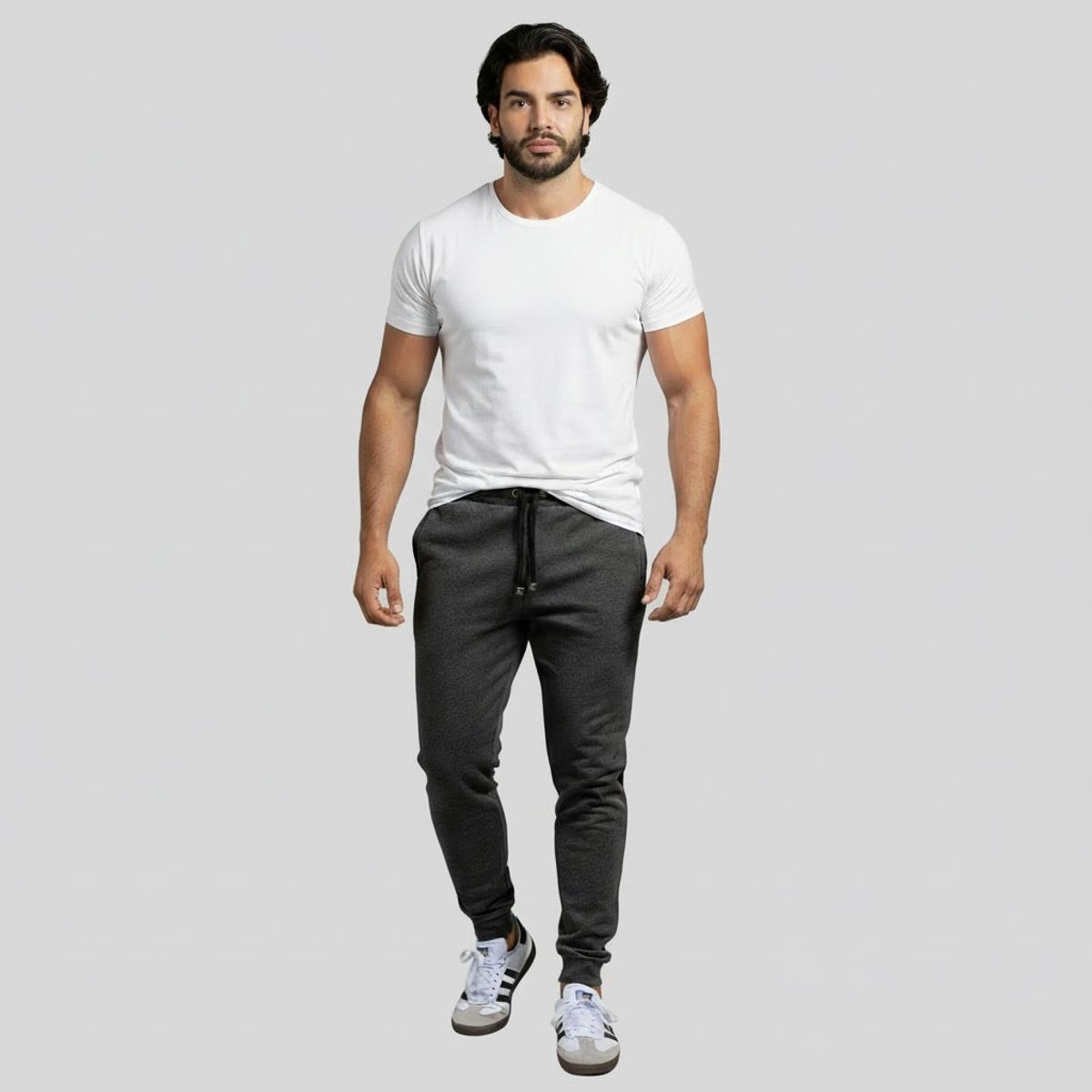 GENERICO - JOGGER ESENCIAL HOMBRE GRIS OSCURO