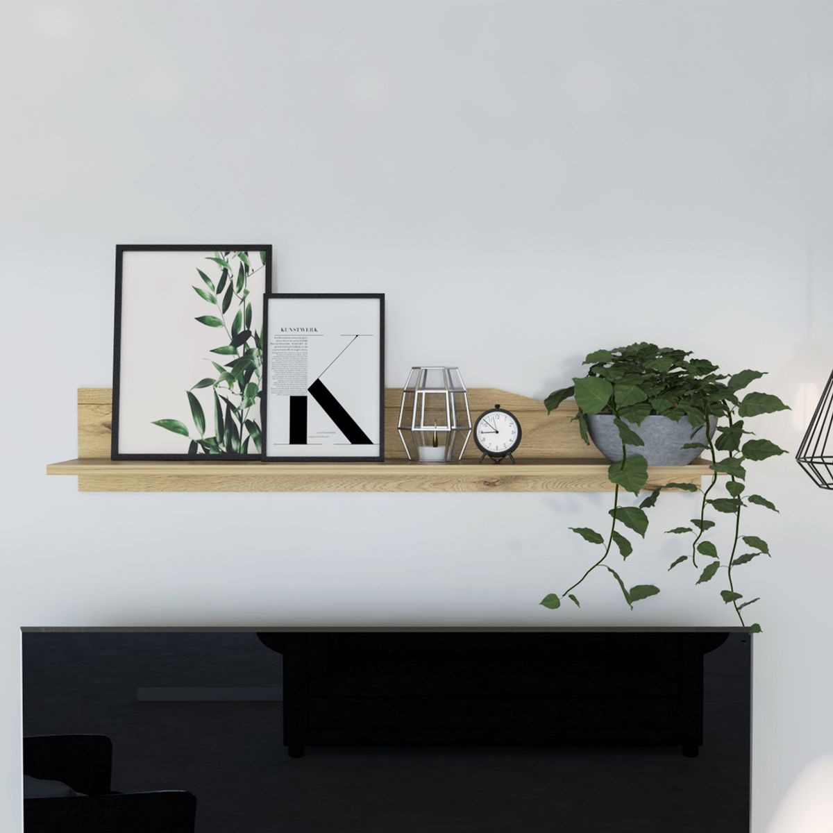 RTA MUEBLES - Repisa Obregon  20x120x168 Duna RLD 5369 RTA