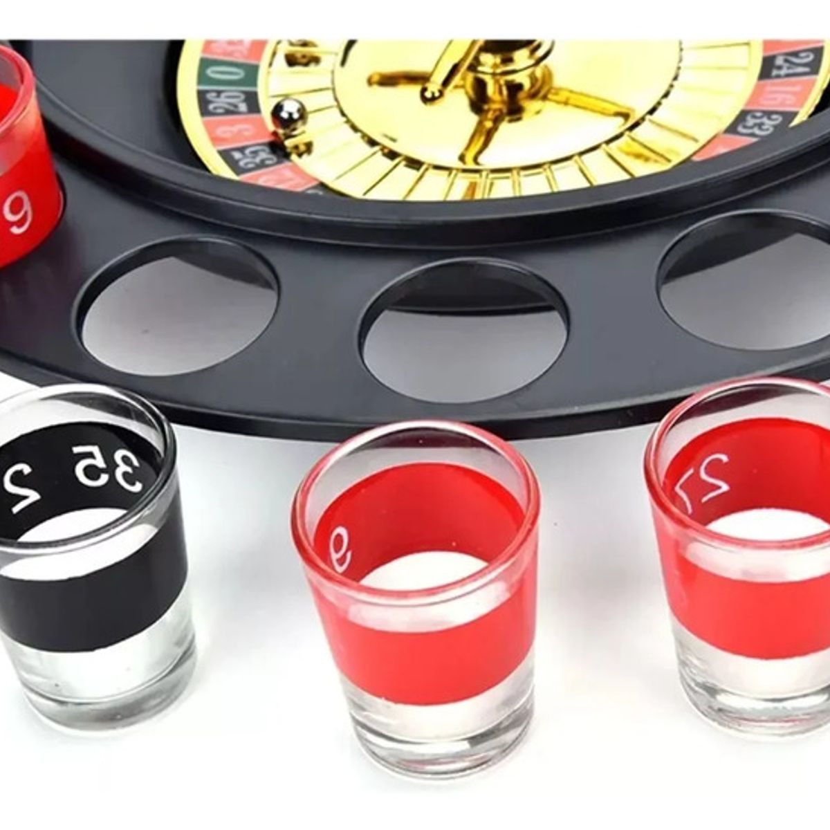 GENERICO - Ruleta De Tragos Shots Con Copas Jugar Casino O Penitencia